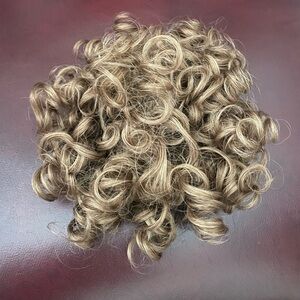 New Without Tag Curly Hair Bun Scrunchie Color: Dark Brown